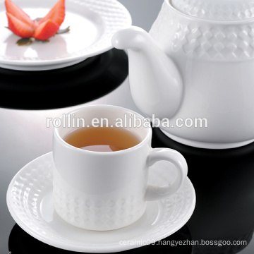 CHAOZHOU Hotel&Restaurant white ceramic plates,crockery charger plates,porcelain dinnerware plate